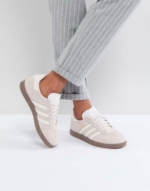 adidas Originals Gazelle Baskets avec semelle en caoutchouc foncé Lilas ASOS