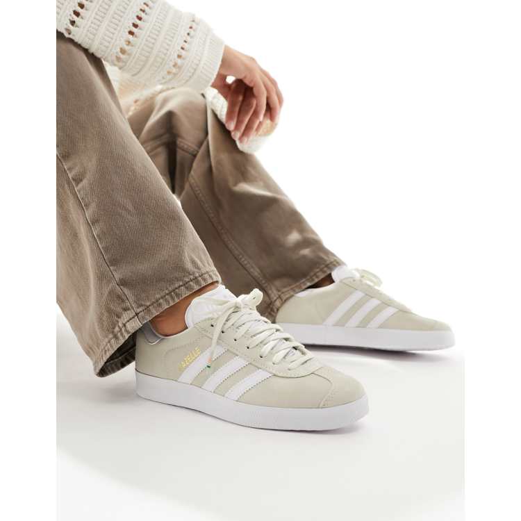 Gazelle adidas cheap beige femme