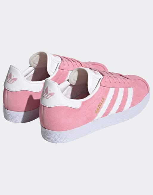 Adidas gazelle 2025 blanc et rose