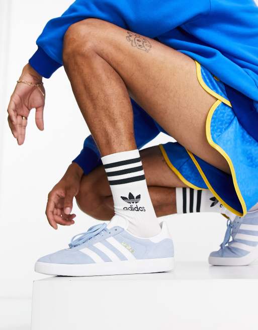 adidas Originals Gazelle Baskets Bleu ciel clair LBLUE ASOS