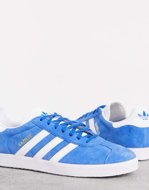 adidas Originals Gazelle Baskets Bleu et blanc