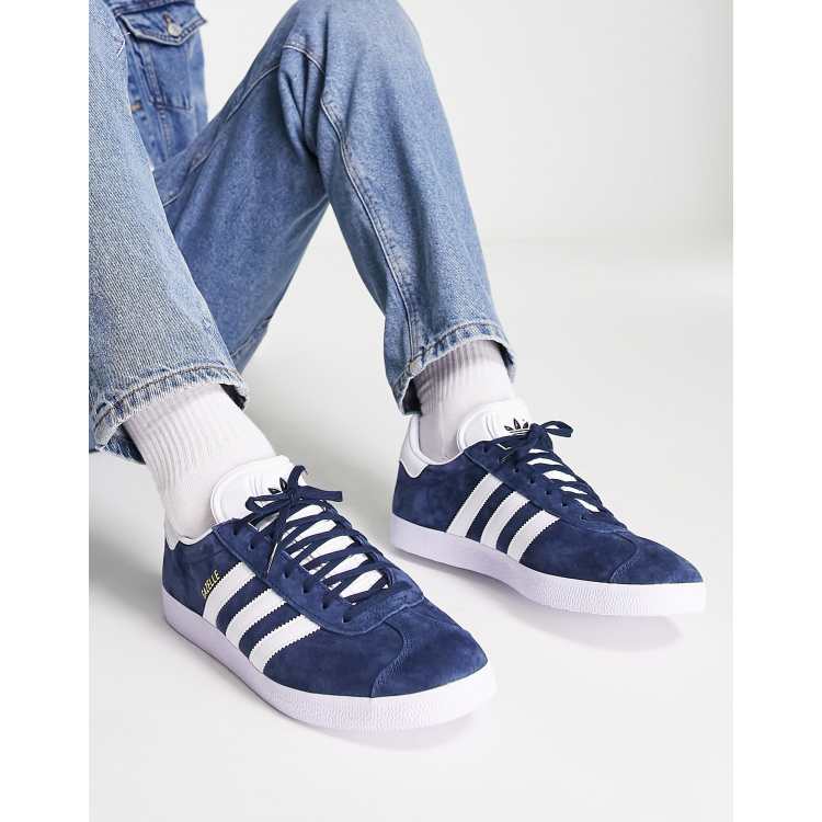 Adidas gazelle 2024 grise et bleu