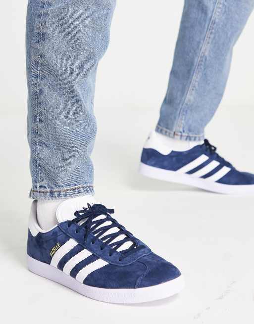 Adidas gazelle bleu store nuit pailleté