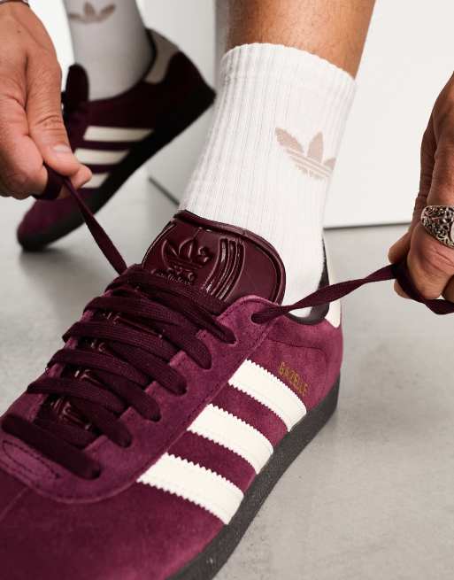 Gazelle adidas outlet rouge bordeaux