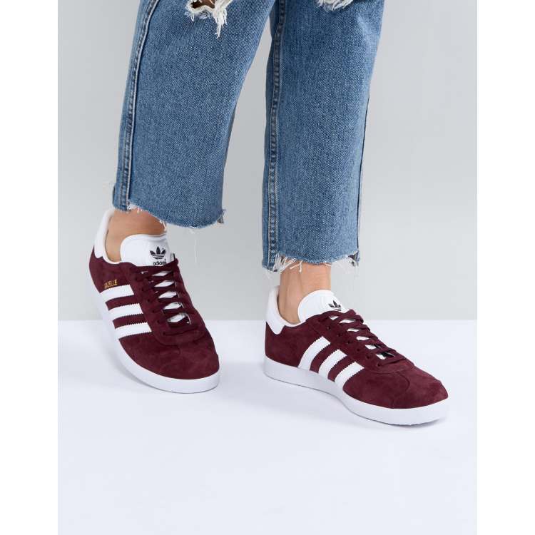 adidas Originals Gazelle Baskets Bordeaux ASOS