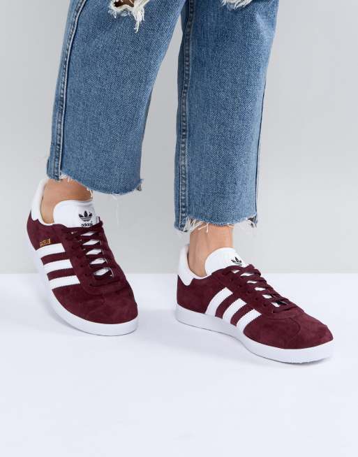 adidas Originals Gazelle Baskets Bordeaux ASOS