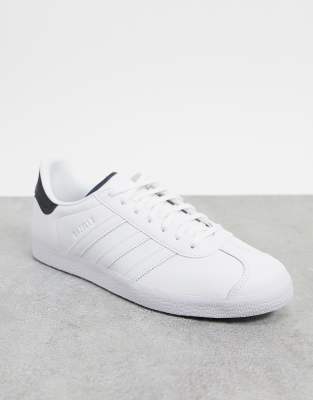 adidas cuir blanche