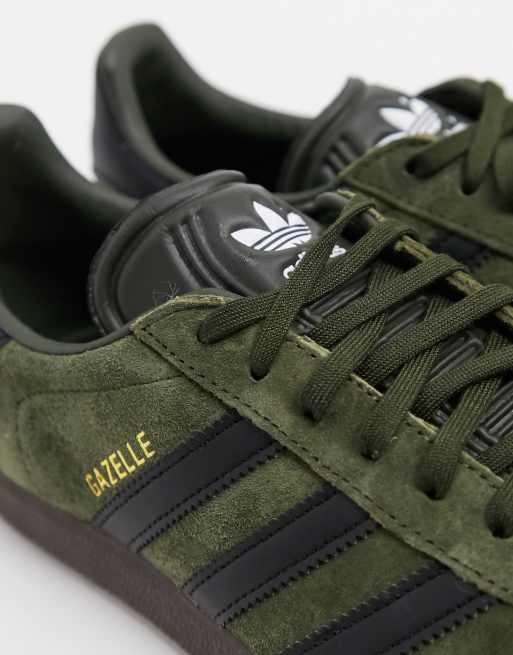 Adidas gazelle on sale vert kaki