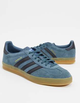 adidas gazelle bleu semelle marron