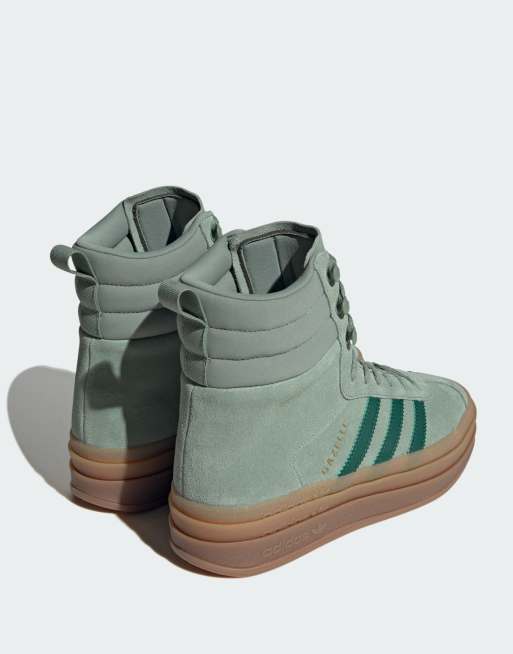 Adidas Originals Gazelle Baskets montantes Vert ASOS