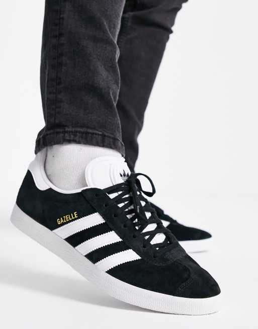 Gazelle adidas femme noir et blanche sale