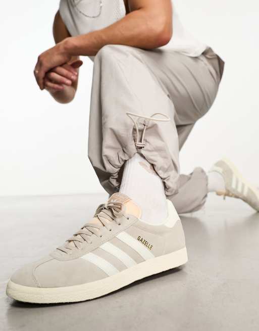 adidas Originals Gazelle Baskets Taupe blanc ASOS