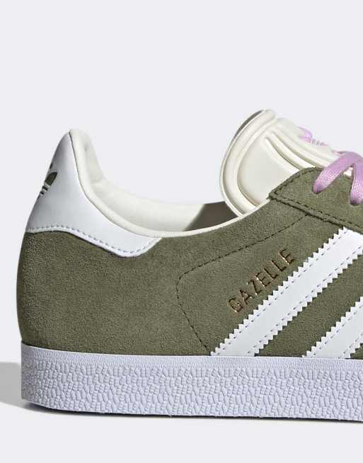 Adidas gazelle kaki outlet femme