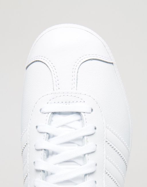 adidas gazelle silver green womens Adidas Gazelle Indoor White Collegiate Green main image 0