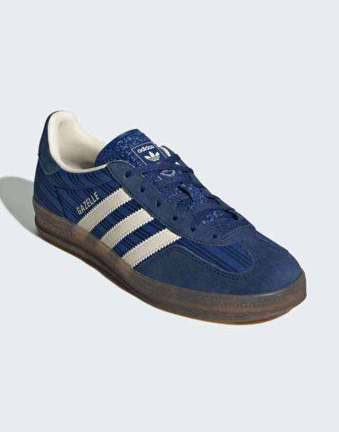 adidas Originals Gazelle - Binnenschoenen in blauw - view 1