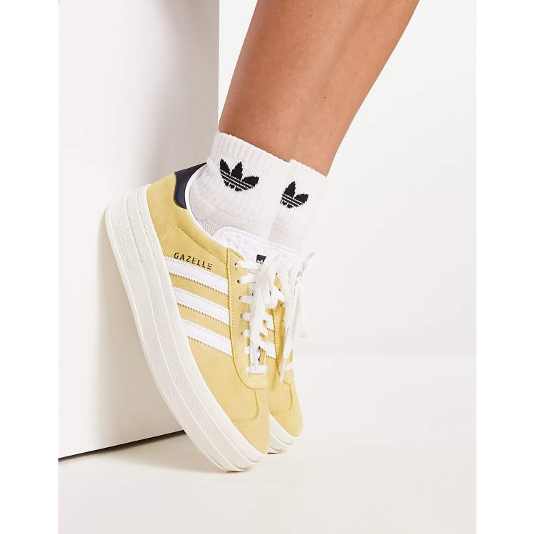 Gazelle jaune outlet adidas