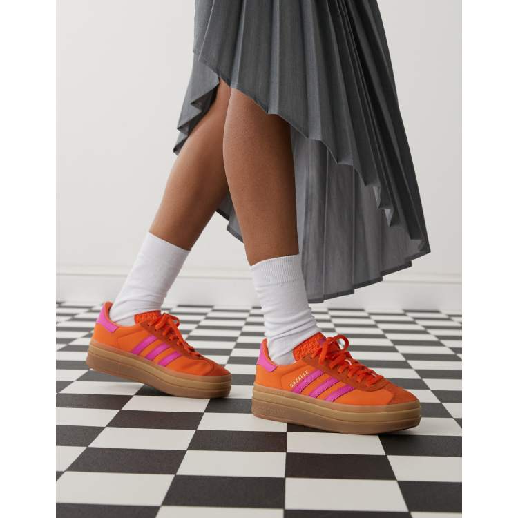 adidas gazelle silver green womens Adidas Gazelle Bold – DTLR main image 1