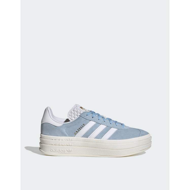 adidas Originals Gazelle Bold Baskets Bleu clair ASOS