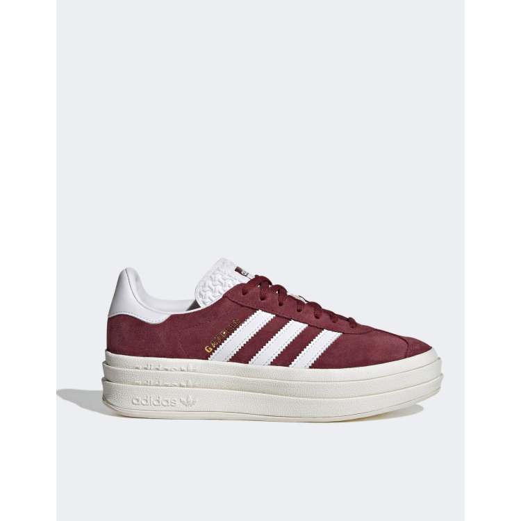 adidas Originals Gazelle Bold Baskets Rouge et blanc ASOS