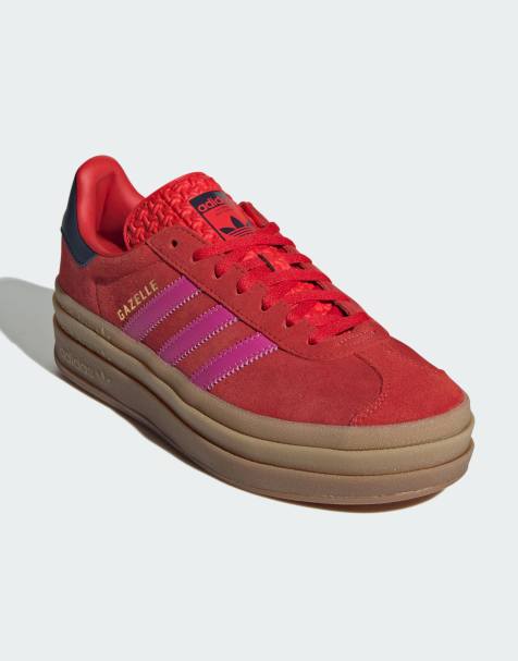 adidas Originals - Gazelle Bold - Baskets - Rouge - view 1
