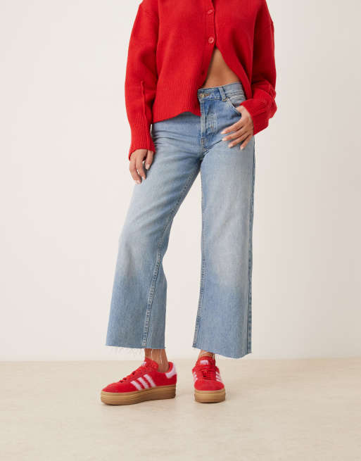 adidas Originals – Gazelle Bold – Flauschige Sneaker in Rot und Rosa, 5 von 5