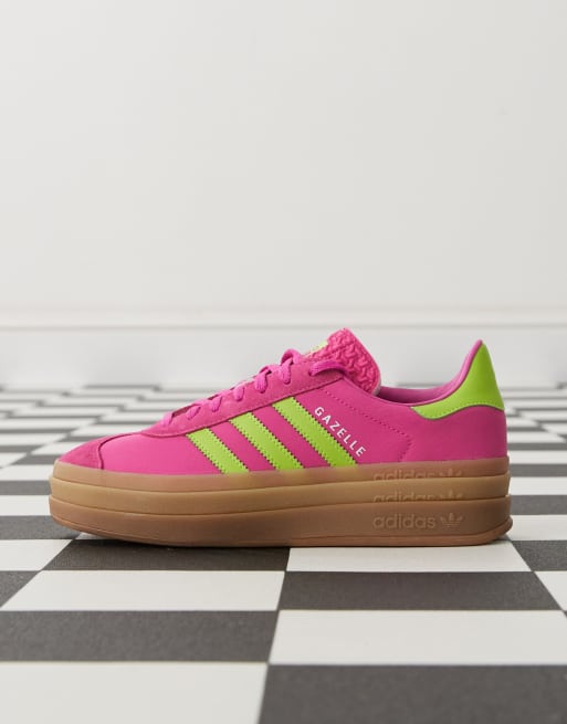 adidas gazelle silver green womens Gucci X Adidas Pink & Green Gazelle Sneakers Size 6 Women's Men 5 – Joyce's  Closet