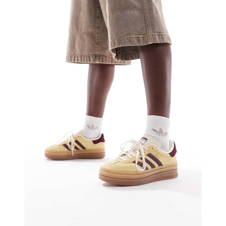 adidas Originals Gazelle Bold platform sneakers in soft