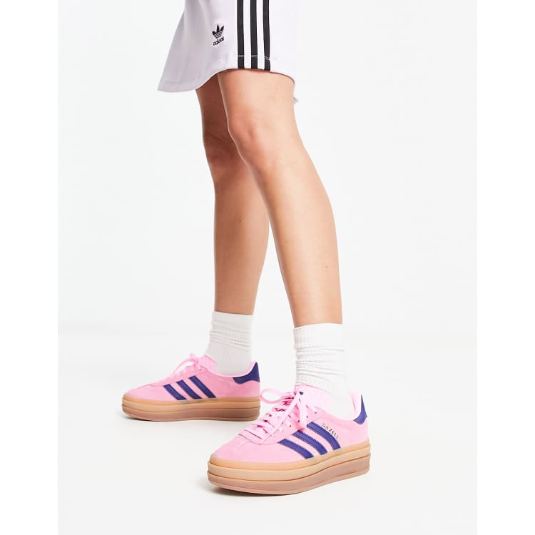 Adidas gazelle shop womens pink sale