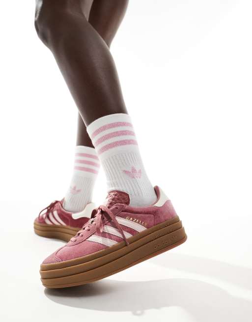 adidas Originals – Gazelle Bold – Różowe buty sportowe