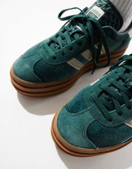 adidas gazelle silver green womens GAZELLE INDOOR
