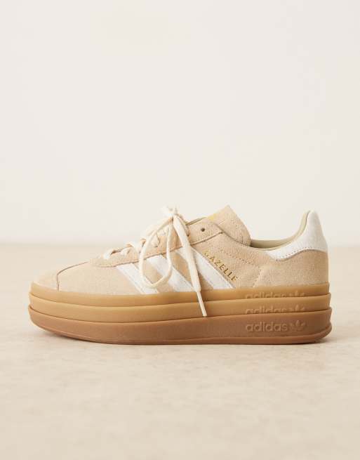 adidas Originals – Gazelle Bold – Sneaker in Beige und Weiß, 2 von 5