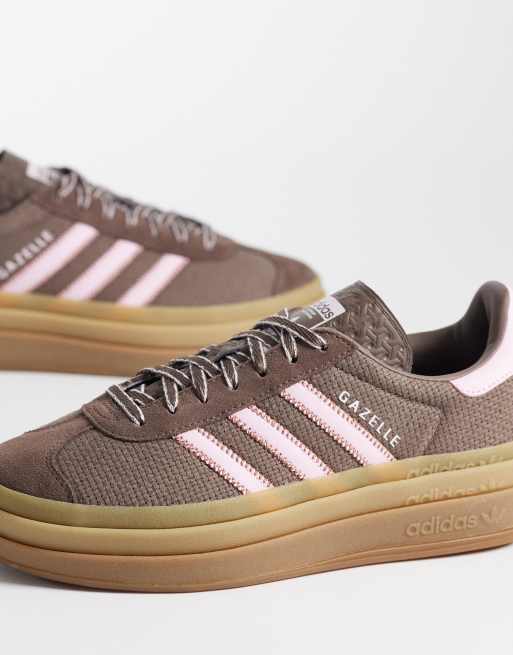 adidas Originals – Gazelle Bold – Sneaker in Braun und Rosa , 3 von 5