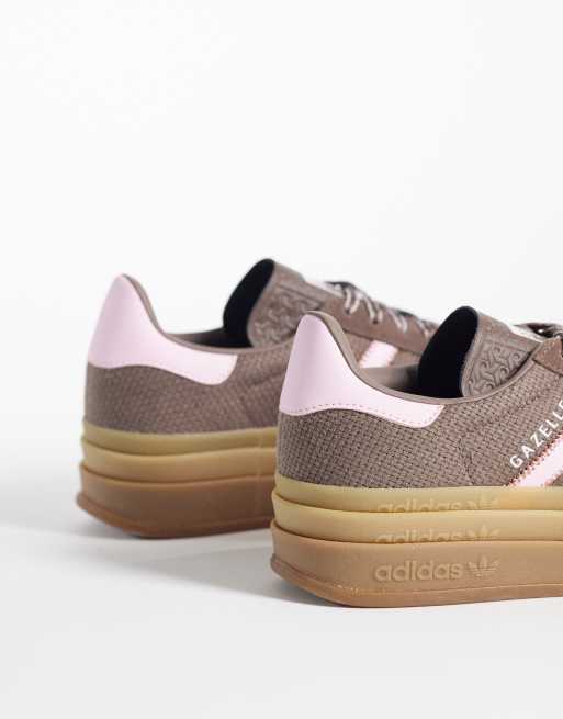 adidas Originals – Gazelle Bold – Sneaker in Braun und Rosa , 4 von 5