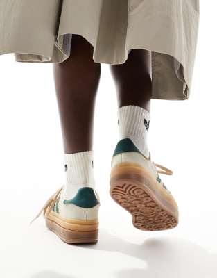 adidas gazelle silver green womens adidas Originals Gazelle Bold Women's main image 1