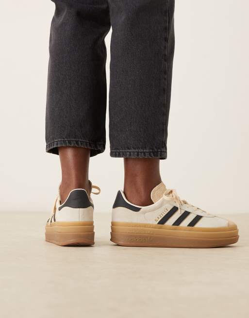 adidas Originals – Gazelle Bold – Sneaker in Creme und Schwarz, 3 von 5