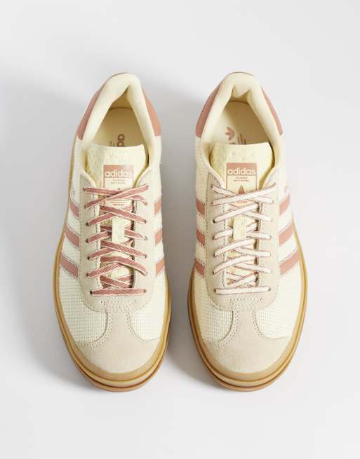 adidas Originals – Gazelle Bold – Sneaker in Cremeweiß und Hellbraun, 2 von 5
