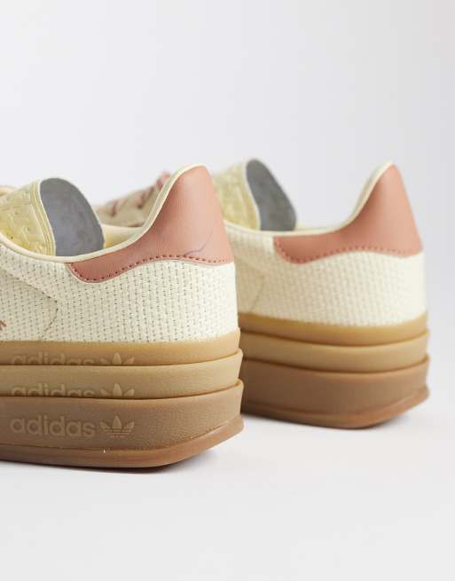 adidas Originals – Gazelle Bold – Sneaker in Cremeweiß und Hellbraun, 5 von 5