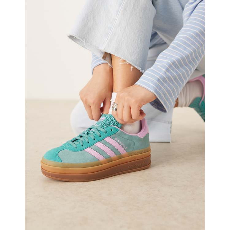 adidas gazelle silver green womens Adidas Gazelle  Schrittmacher Shop