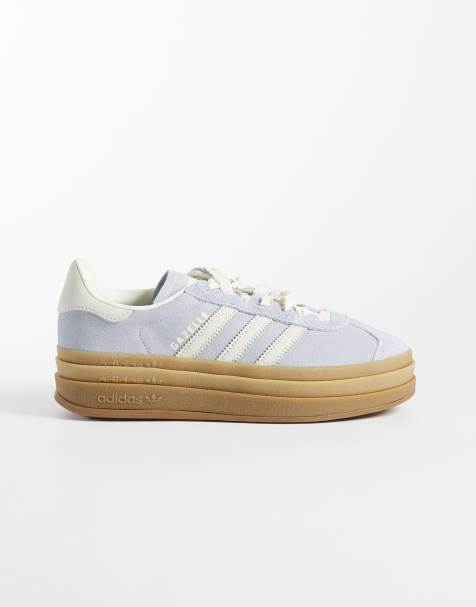 adidas Originals – Gazelle Bold – Sneaker in Hellblau und Weiß - view 1