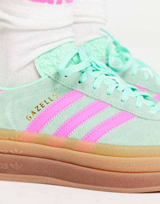 Adidas Gazelle Bold Adidas Schuhe Pink GrÃ¼n Adidas Originals