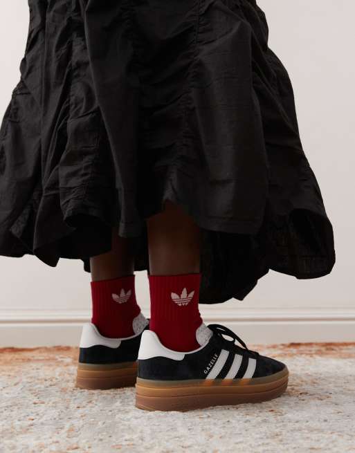 adidas Originals – Gazelle Bold – Sneaker in Schwarz und Weiß, 4 von 5
