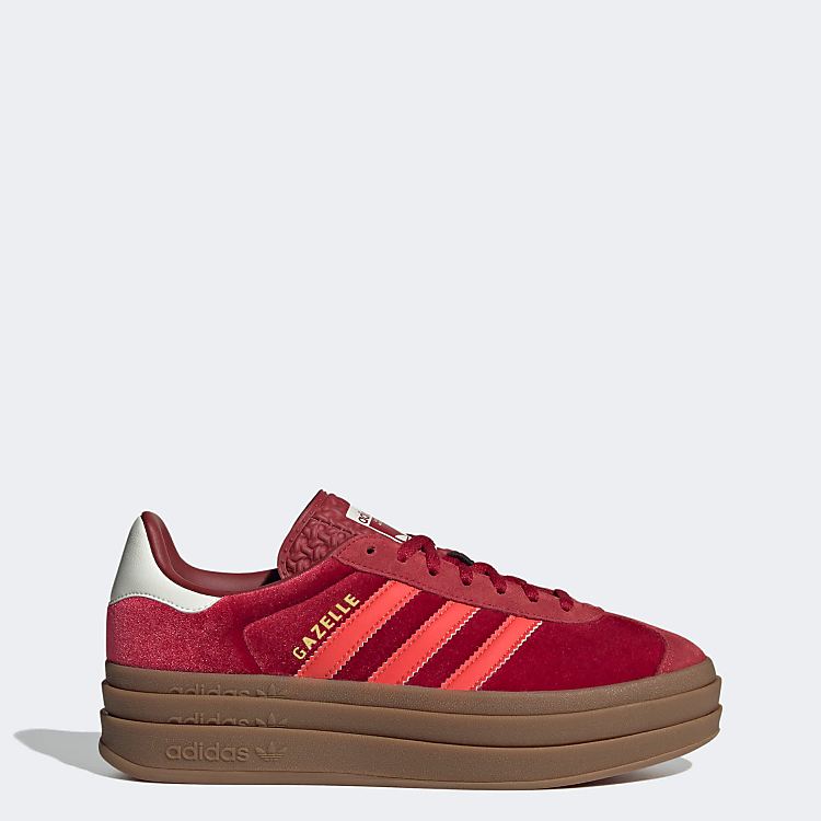 adidas Originals Gazelle Bold sneakers in burgundy | ASOS adidas Originals Gazelle Bold sneakers in burgundy | ASOS