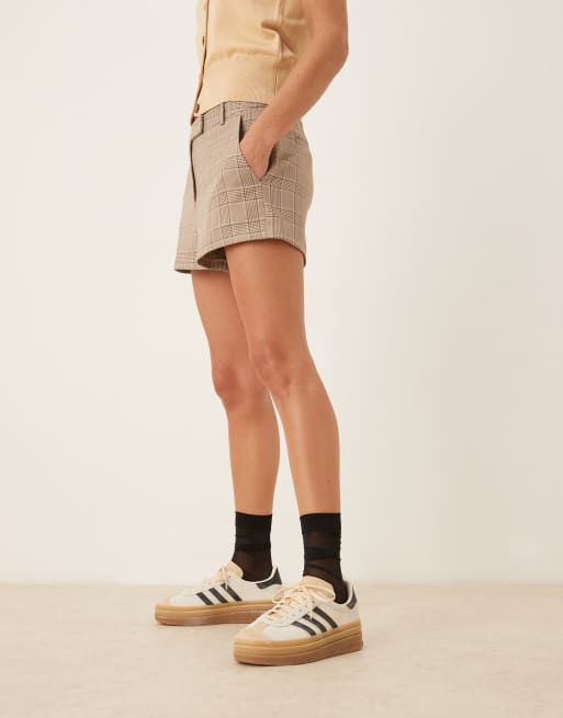 adidas Originals Gazelle bold sneakers in cream and black