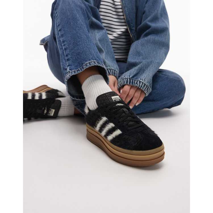 adidas gazelle silver green womens Fluffy Laces – MattB Customs main image 1