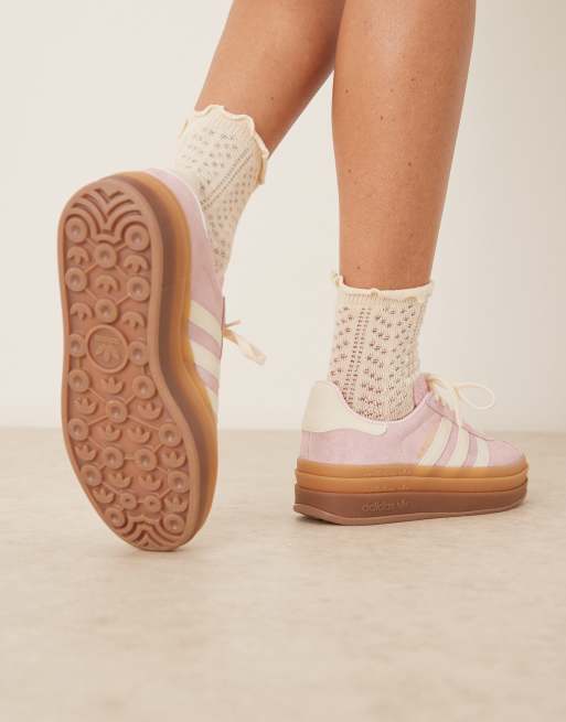 adidas Originals Gazelle Bold sneakers in light pink