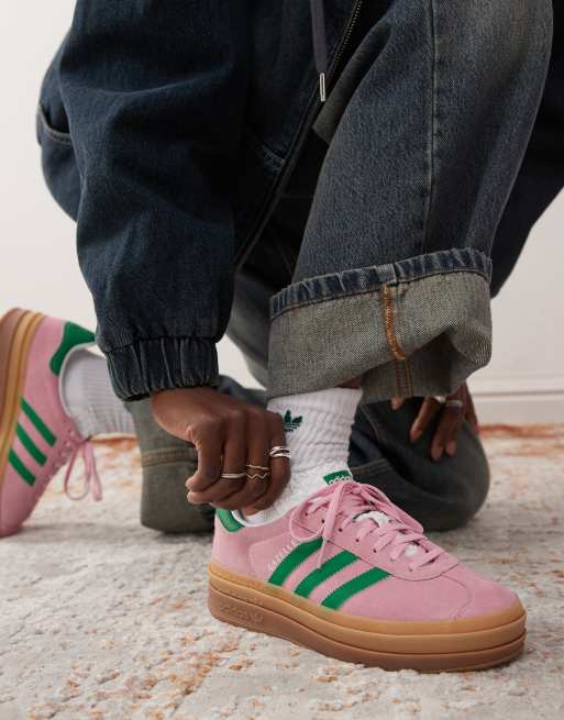 Pink and green clearance sneakers