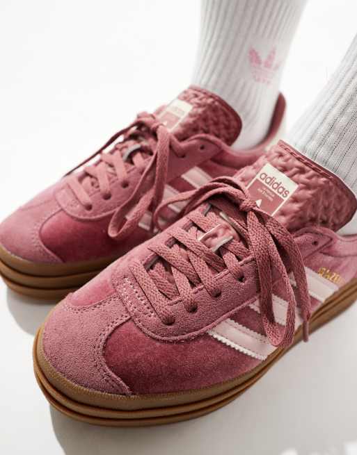 adidas Originals Gazelle Bold sneakers in pink ASOS