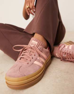 Adidas Originals Gazelle Bold Sneakers In Pink