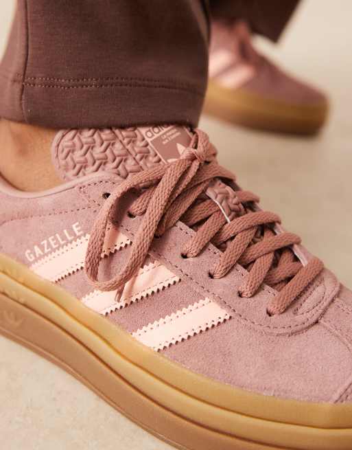 adidas Originals Gazelle Bold sneakers in pink ASOS
