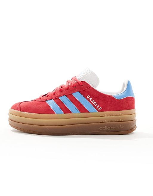 Red and blue addidas on sale